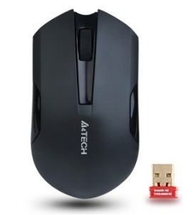 

Мышь A4 Tech V-Track G3-200N Wireless USB black, Черный, G3-200N