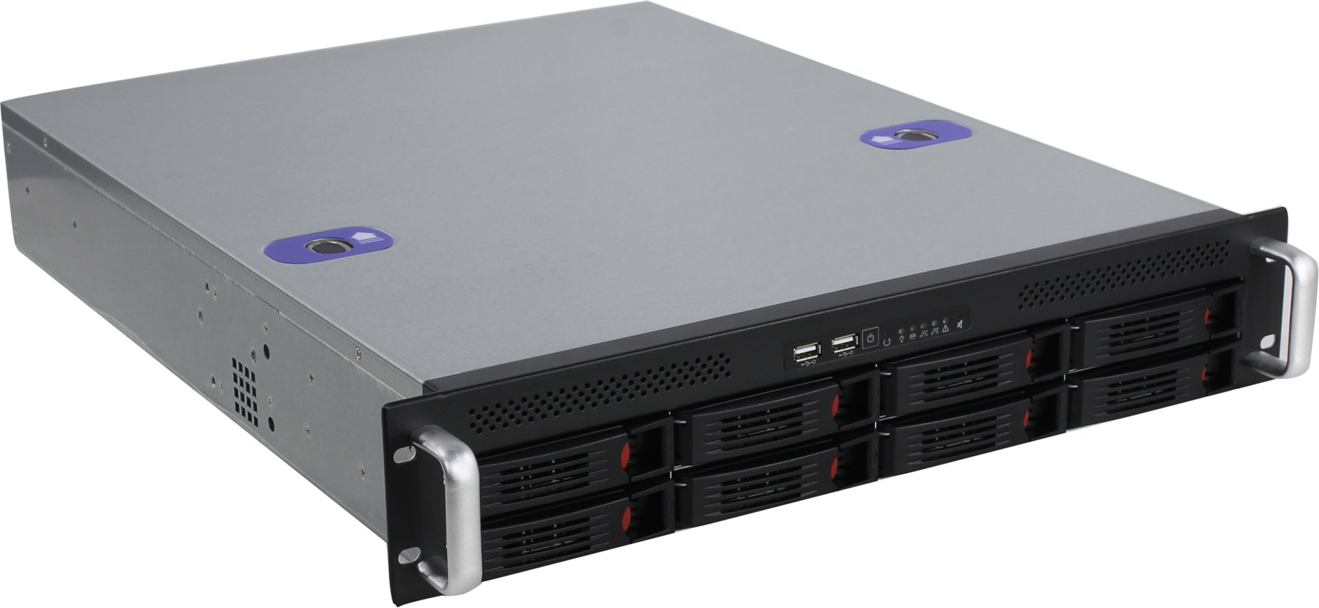 

Корпус Exegate 2U550-HS08, ATX, 2U RM, 8x3.5/2.5 HS, Redundant 2x1000 Вт, черный (EX292416RUS), 2U550-HS08