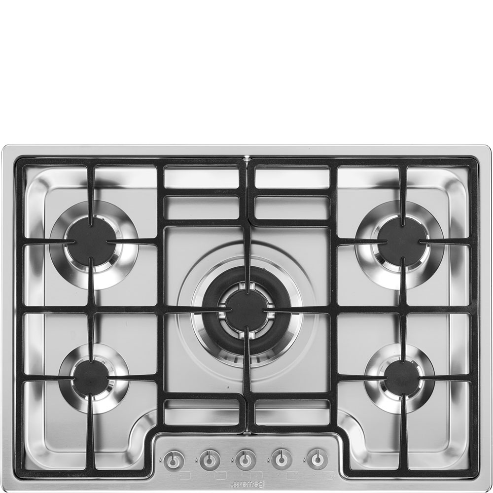 

Газовая варочная панель SMEG Classica PGF75-4 5 конфорок, нержавеющая сталь (PGF75-4), PGF75-4