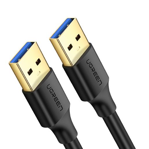 

Кабель USB(Am)-USB(Am), экранированный, 2 м, черный, UGREEN US128 (10371), US128