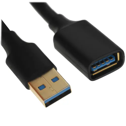 

Кабель-удлинитель USB 3.0(Am)-USB 3.0(Af), экранированный, 2м, черный UGREEN US129 (10373), US129