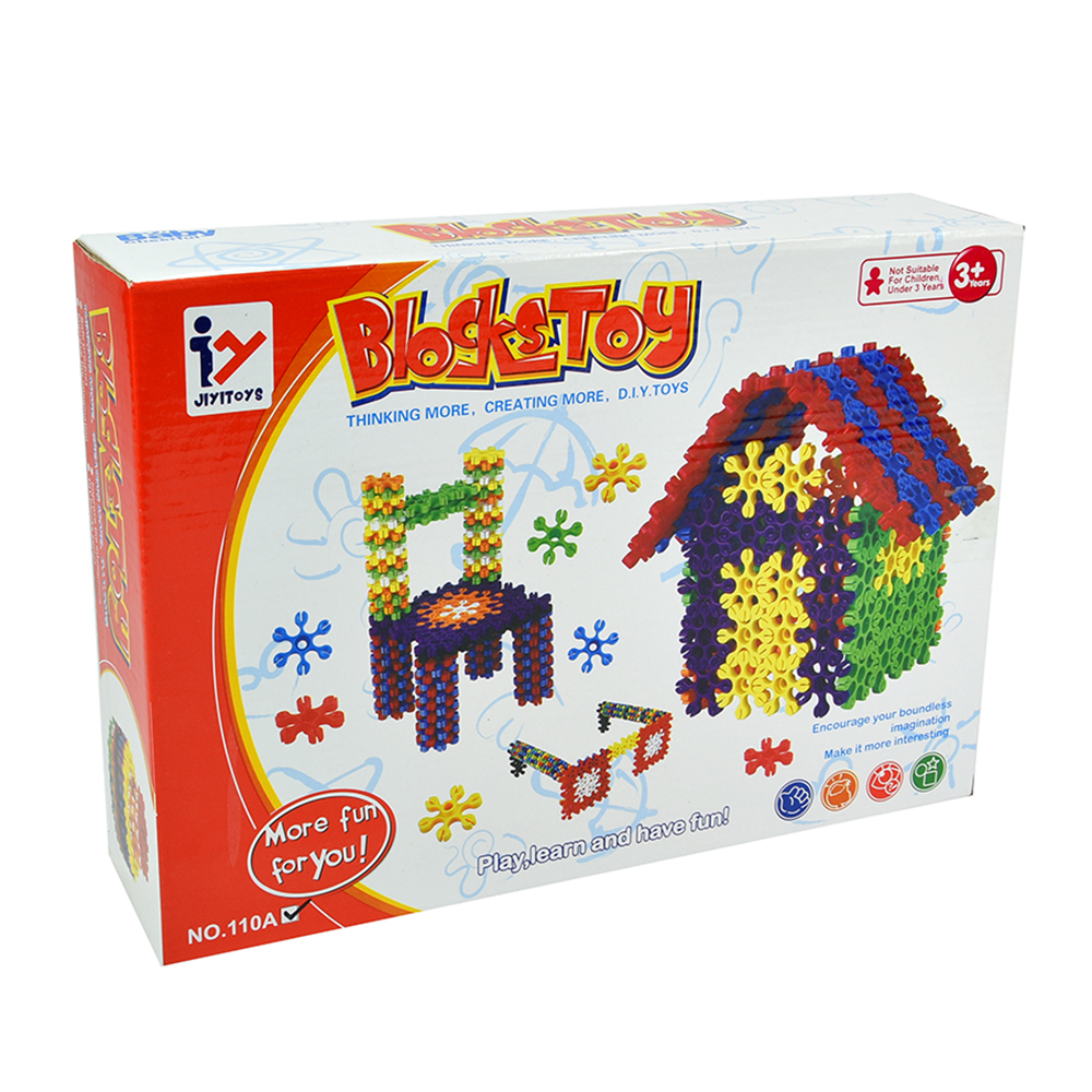 

Конструктор Jiyitoys "Блоки-цветочки", деталей: 170 (HJYJ110A), "Блоки-цветочки"