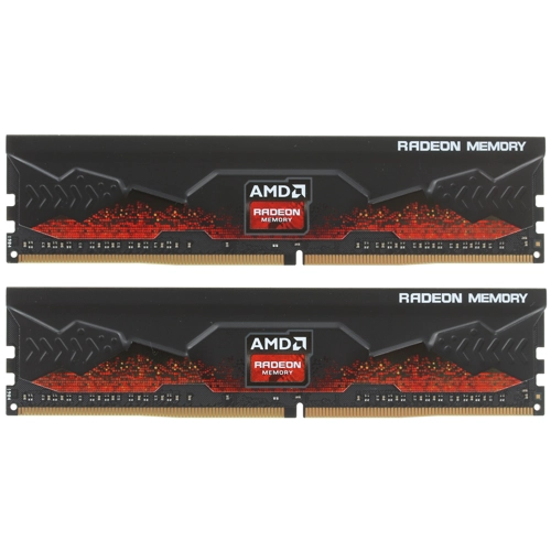 

Комплект памяти DDR4 DIMM 8Gb (2x4Gb), 2666MHz, CL16, 1.2V AMD R7 Performance Series Black Gaming Memory (R7S48G2606U1K), R7S48G2606U1K