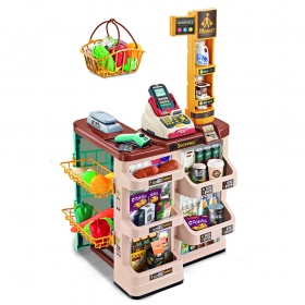 Игровой набор Jiacheng "Супермаркет с корзинкой и продуктами" (668-85)