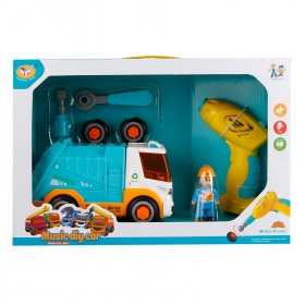 

Водный пистолет JIALEGU TOYS "Мусоровоз" , Автомобиль Инструменты 2 шт. Шуруповерт, свет, разноцветный (C22698/A1373868M-W), "Мусоровоз"