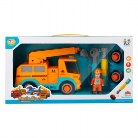 

Игровой набор JIALEGU TOYS "Строительный кран" , Автомобиль Инструменты 2 шт., звук, разноцветный (C22698/A1373873M-W), "Строительный кран"