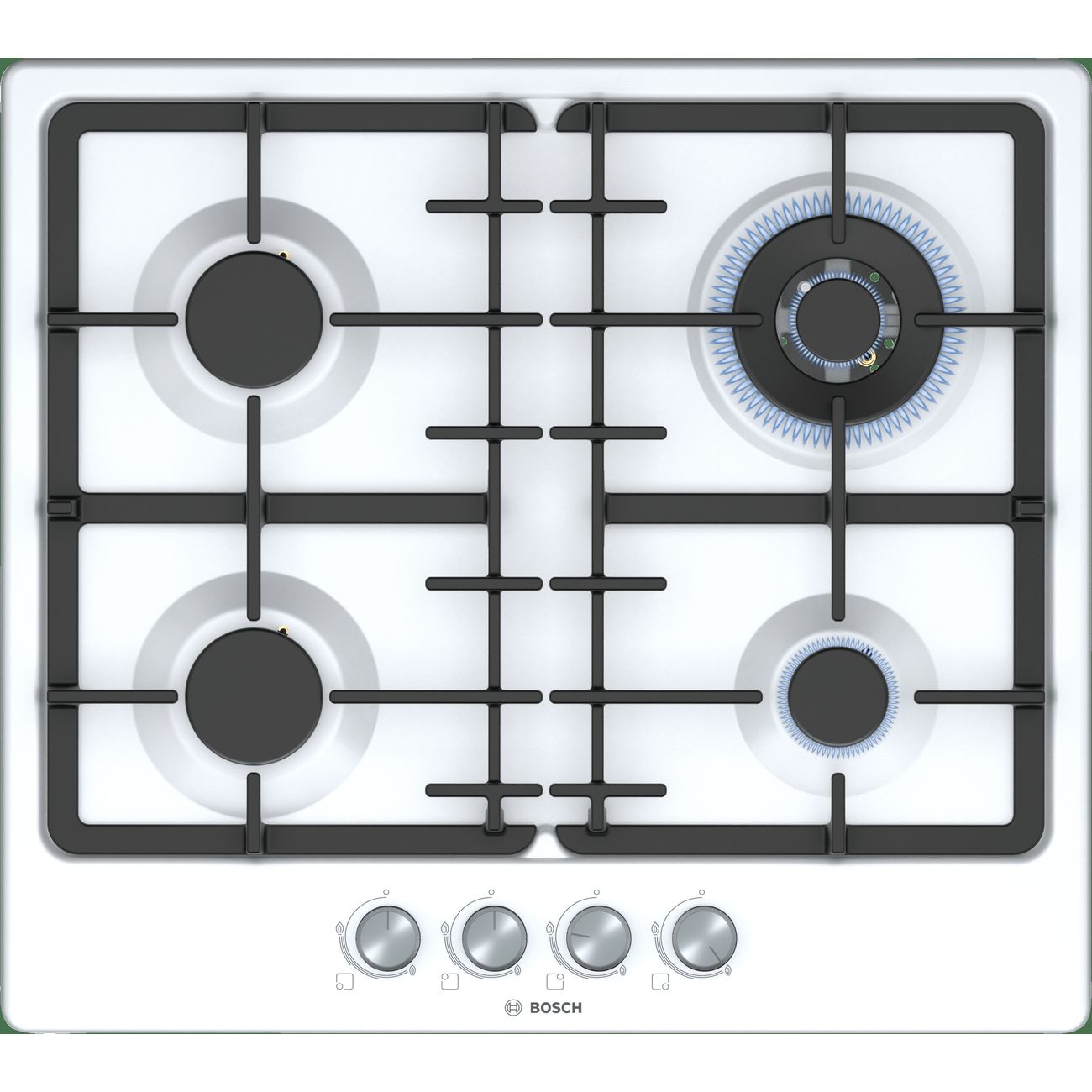 

Газовая варочная панель Bosch PGH6B2O93R 4 конфорки, белый (PGH6B2O93R), PGH6B2O93R
