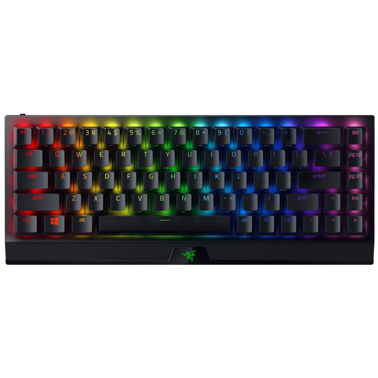 

Клавиатура проводное/беспроводное Razer BlackWidow V3 Mini HyperSpeed US Layout, механическая, Razer Yellow, подсветка, USB, черный (RZ03-03891900-R3M1), BlackWidow V3 Mini HyperSpeed US Layout