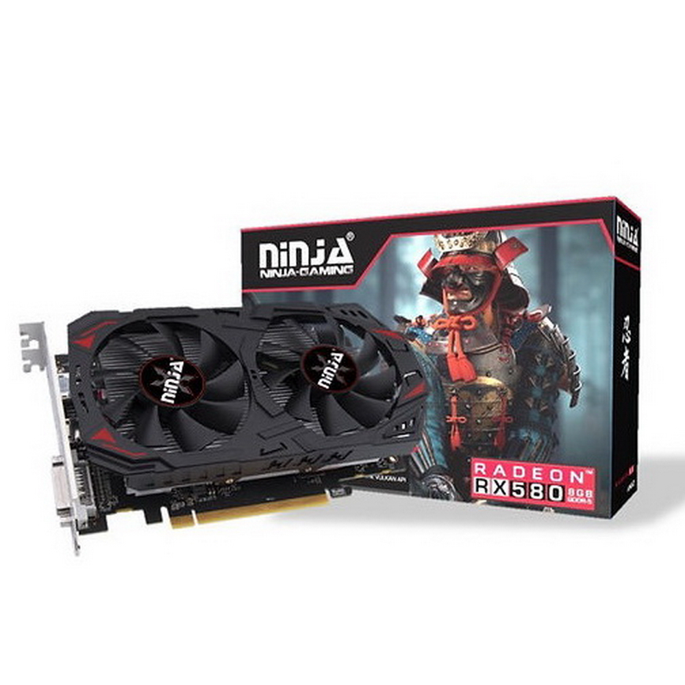 Amd radeon 580 2048sp характеристики. Видеокарта Sinotex Ninja Radeon RX 580 8gb gddr5 ajrx58085f. RX 580 2048sp. Sinotex Ninja rx580. RX 580 Ninja.