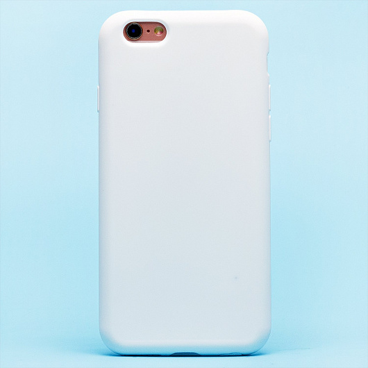 Чехол-накладка Activ Original Design для смартфона Apple 6/6S, силикон, белый (208030)