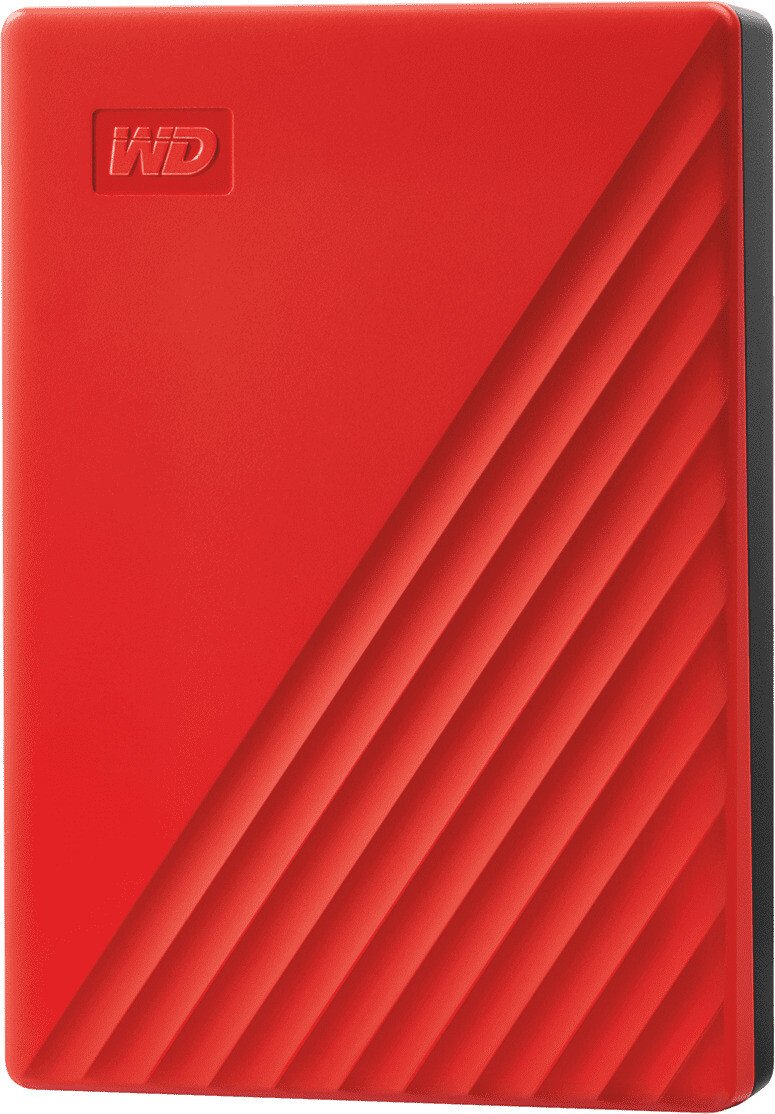 

Внешний жесткий диск (HDD) Western Digital 5Tb My Passport, 2.5", USB 3.2, красный (WDBPKJ0050BRD-WESN)