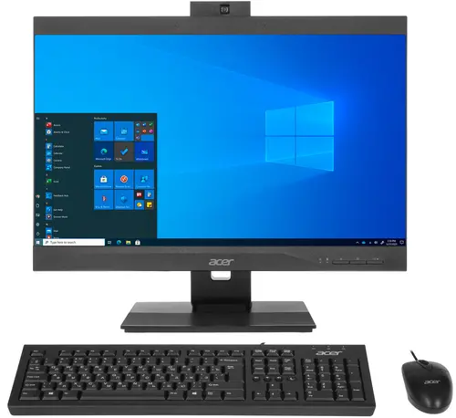 

Моноблок Acer Veriton Z4880G 23.8" 1920x1080, Intel Core i5-11500 2.7GHz, 8Gb RAM, 256Gb SSD, DVD-RW, WiFi, BT, Cam, W10Pro, черный, клавиатура, мышь (DQ.VUYER.00P), Z4880G