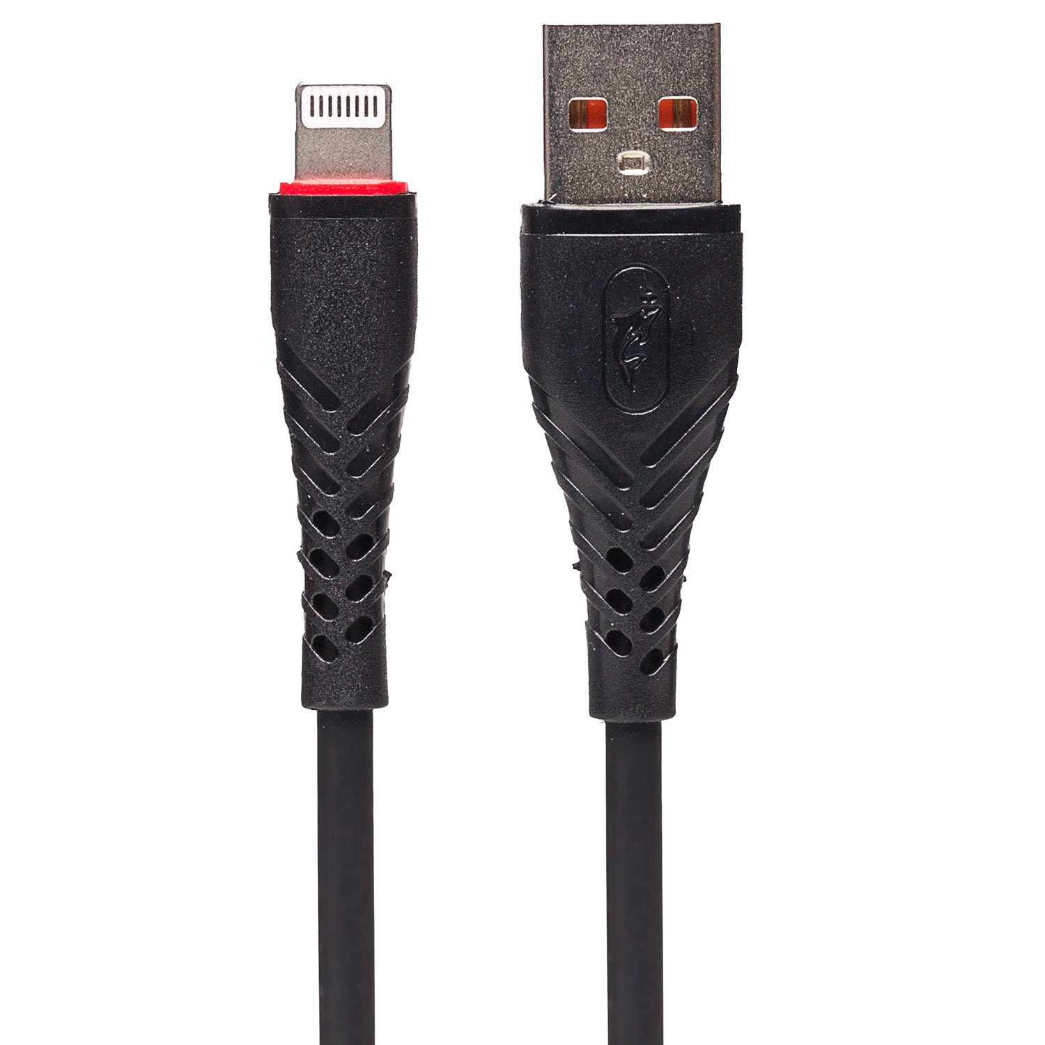 

Кабель USB-Lightning 8-pin, 3A быстрая зарядка, 1м, черный SKYDOLPHIN S02L (206482), S02L