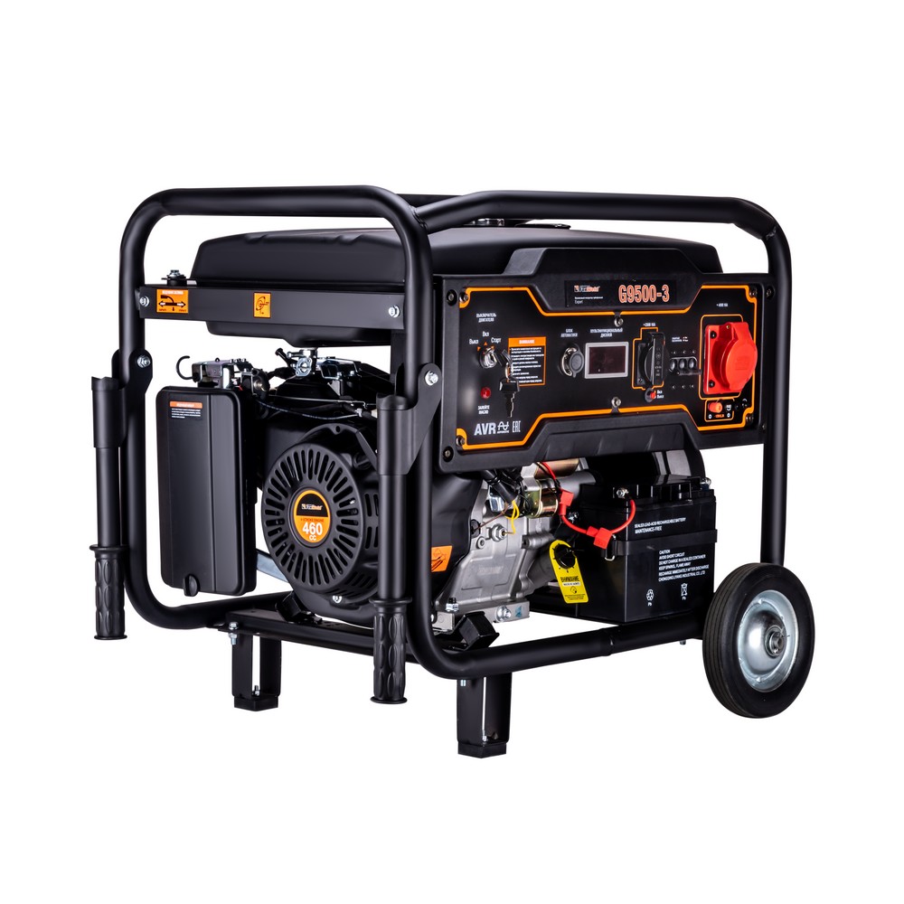 

Электрогенератор FoxWeld Expert G9500-3, трехфазный, синхронный, опция, бензиновый, 19 л.с., 8кВт, 1xEURO 16A (7863), Expert G9500-3