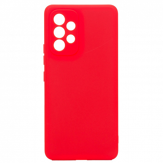 Чехол-накладка Activ Original Design для смартфона Samsung SM-A536 Galaxy A53 5G, силикон, красный (207376)