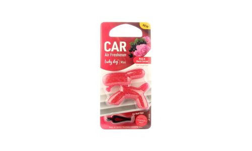 

Ароматизатор на кондиционер kogado Lucky Dog Mini, полимер, Rose&Black Currant (3355)