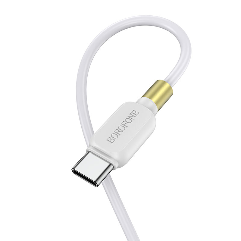 

Кабель USB Type-C-USB, 2.4A, 1м, белый Borofone Defender BX59 (6931474753151), BX59