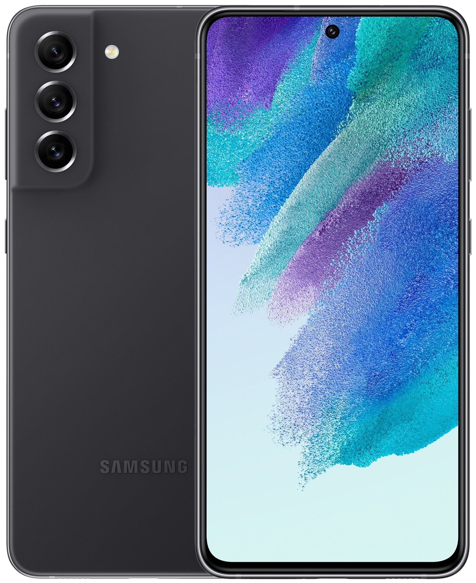 

Смартфон Samsung GALAXY S21 FE 5G, 6.4" 1080x2340 Dynamic AMOLED 2X, Qualcomm Snapdragon 888, 6Gb RAM, 128Gb, 3G/4G/5G, NFC, Wi-Fi, BT, 3xCam, 2-Sim, 4500mAh, USB Type-C, Android 12, серый (SM-G990BZAFSKZ), GALAXY S21 FE 5G