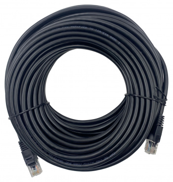 

Патч-корд UTP кат.5e, 20м, RJ45-RJ45, черный, CCA, Buro (1645952)