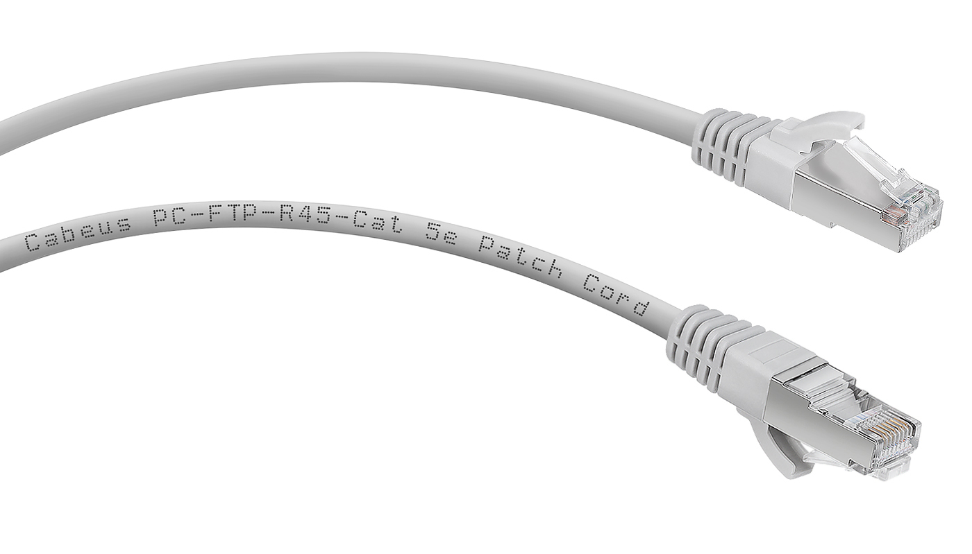 

Патч-корд FTP кат.5e, 1м, RJ45-RJ45, серый, экранированный, Cabeus PC-FTP-RJ45-Cat.5e-1m (7262c), PC-FTP-RJ45-Cat.5e-1m