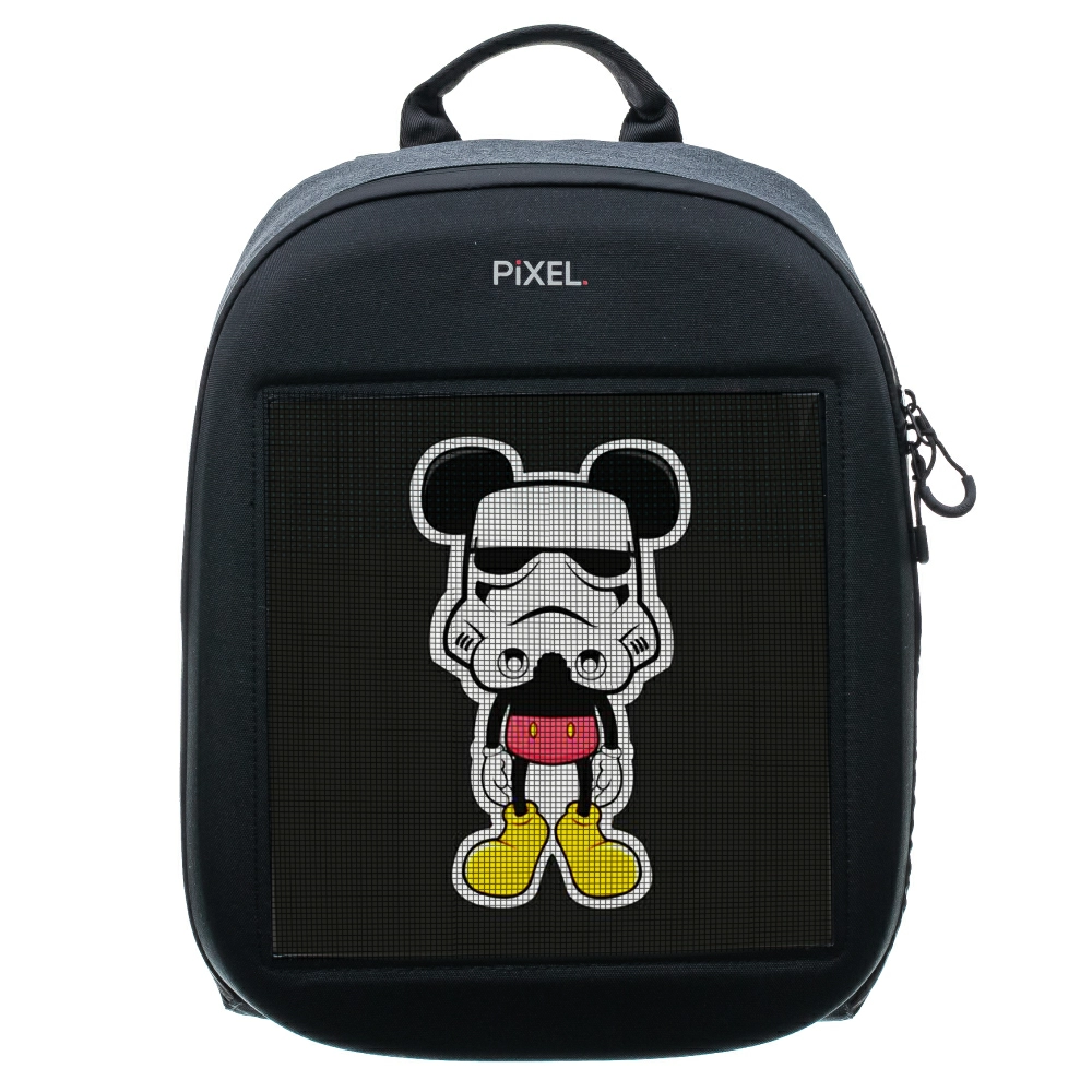 

15.6" Рюкзак Pixel One Grafit, черный/серый (PXONEGR02), One Grafit