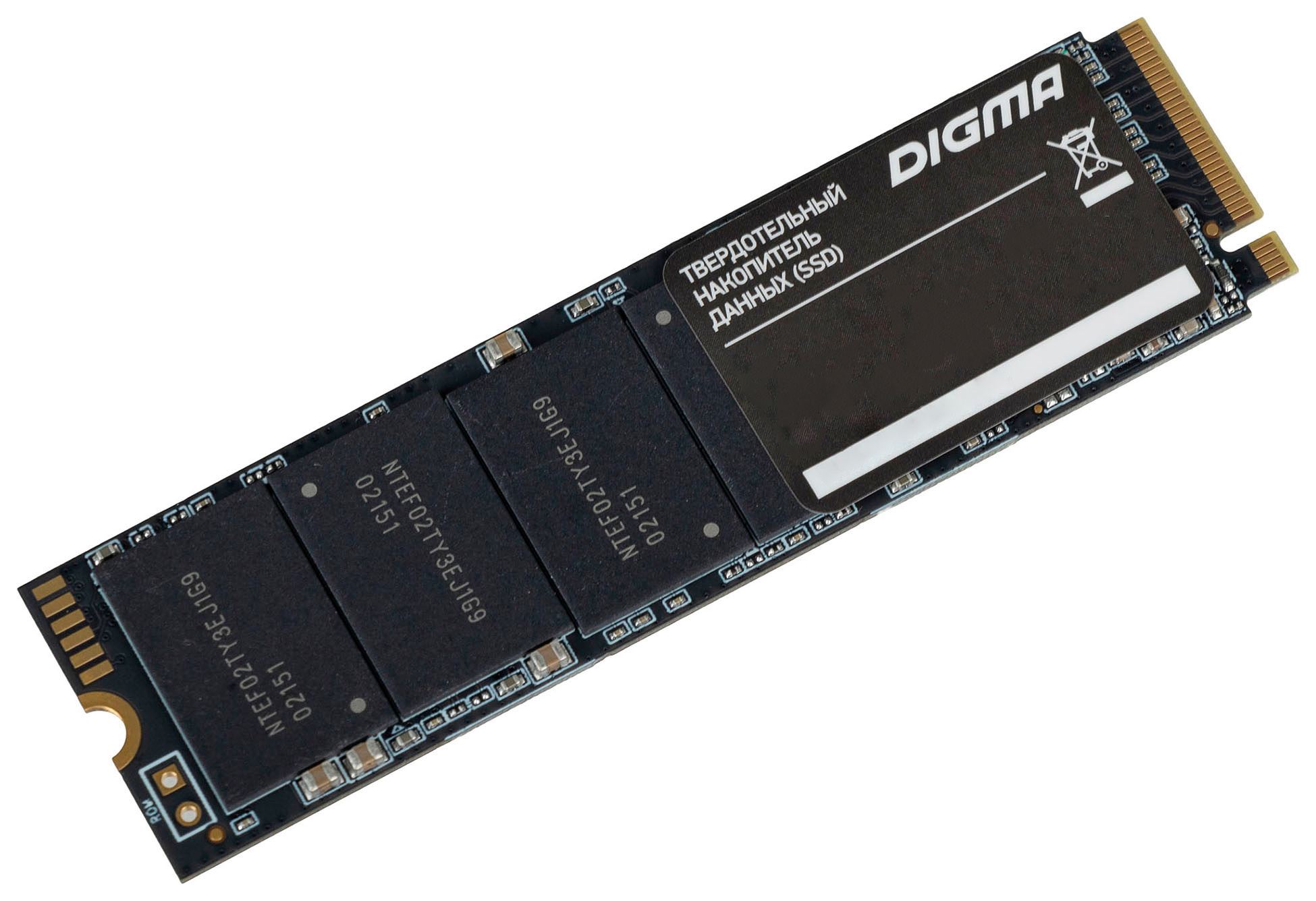 Твердотельный накопитель (SSD) Digma 1Tb Top P8, 2280, M.2, NVMe (DGST4001TP83T) - фото 1