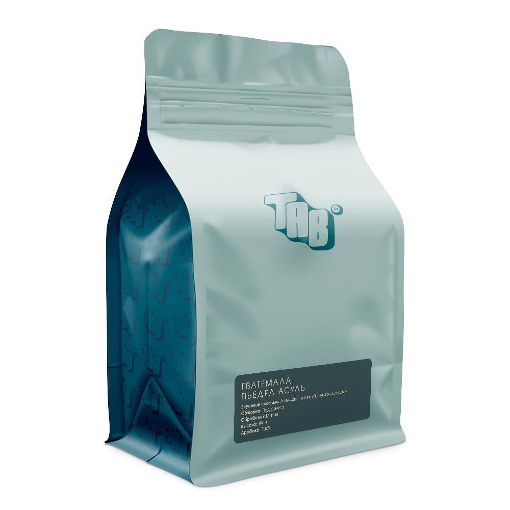 

Кофе в зернах Tab Гватемала Пьедра Асуль, микролот, оценка SCA 87.5, свежая обжарка, 1кг, арабика/робуста: 100/0 %, обработка мытая, обжарка для фильтра, Гватемала Пьедра Асуль