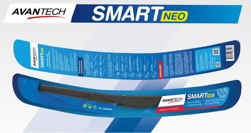 

Щетка стеклоочистителя бескаркасная Avantech SN12 30 см, 12", 1 шт., 2 адаптера (SN12), SN12