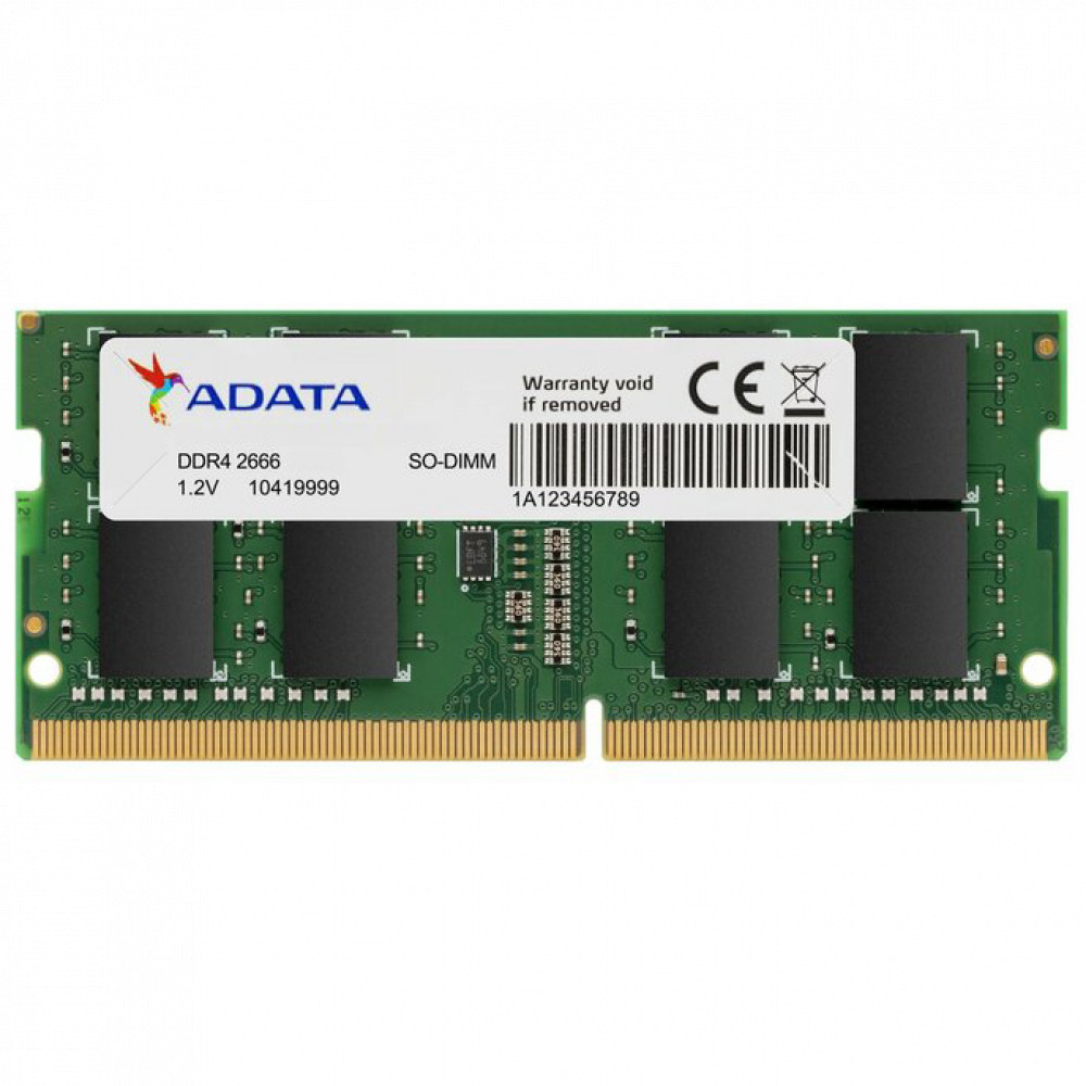 

Память DDR4 SODIMM 4Gb, 2666MHz, CL19, 1.2 В, ADATA, Premier (AD4S26664G19-RGN), AD4S26664G19-RGN
