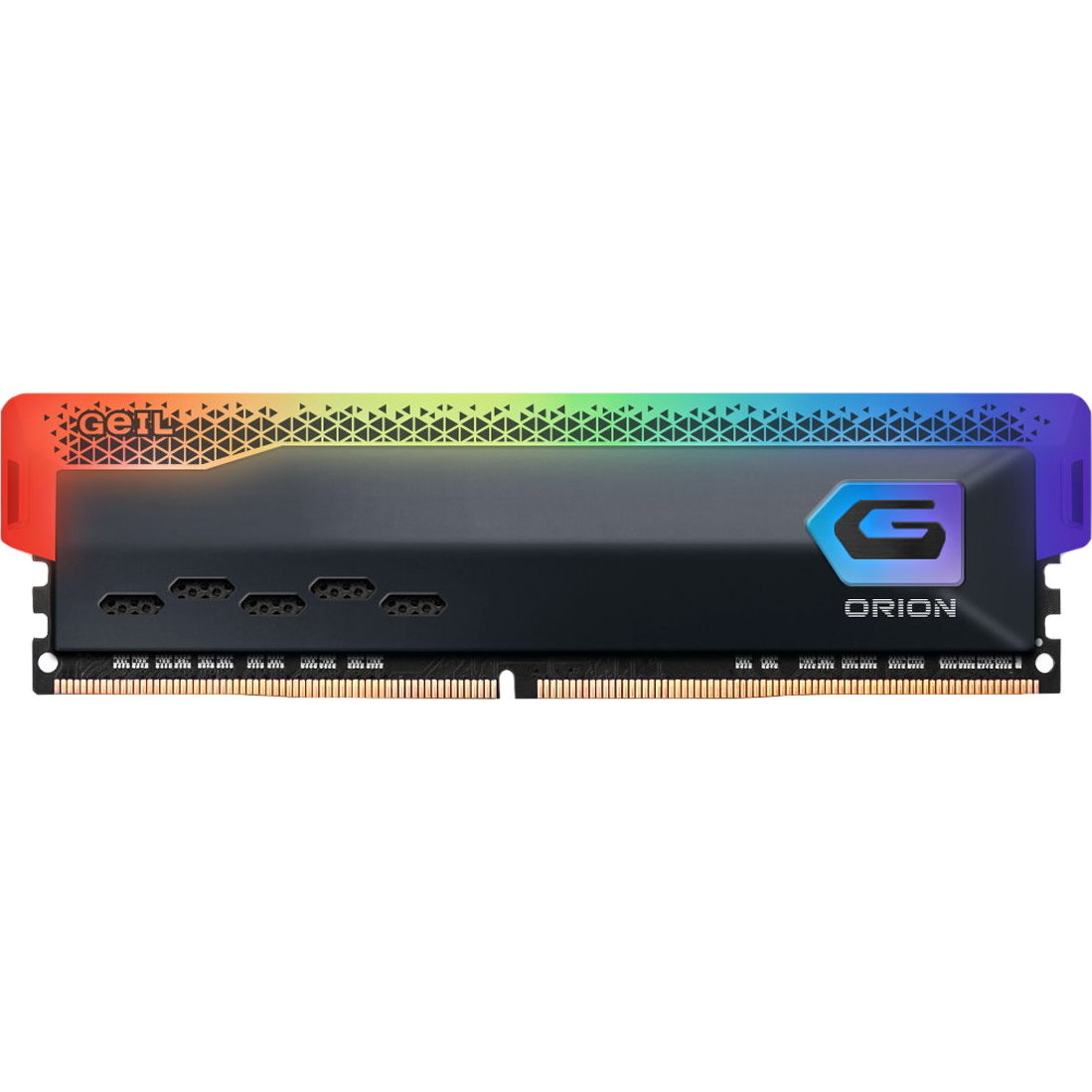 

Память DDR4 DIMM 8Gb, 3200MHz, CL16, 1.35V Geil Orion RGB (GOSG48GB3200C16BSC), GOSG48GB3200C16BSC