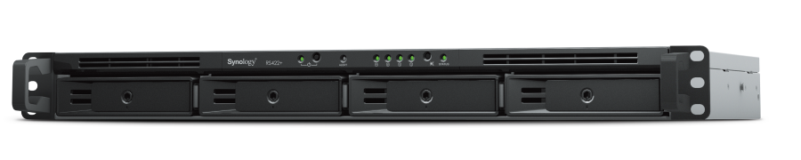 Сетевой накопитель (NAS) Synology RackStation RS422+, слоты 4x2.5"/3.5" SATA3