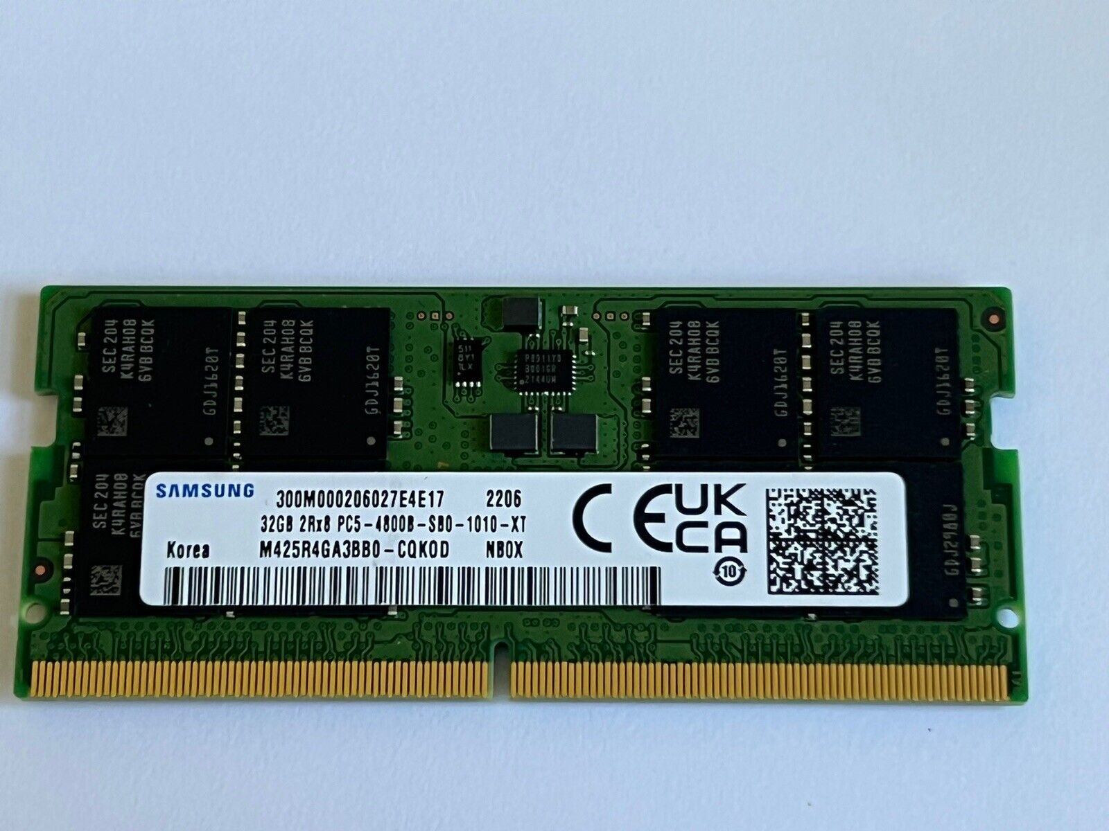 Память DDR5 SODIMM 32Gb, 4800MHz Samsung (M425R4GA3BB0-CQK)