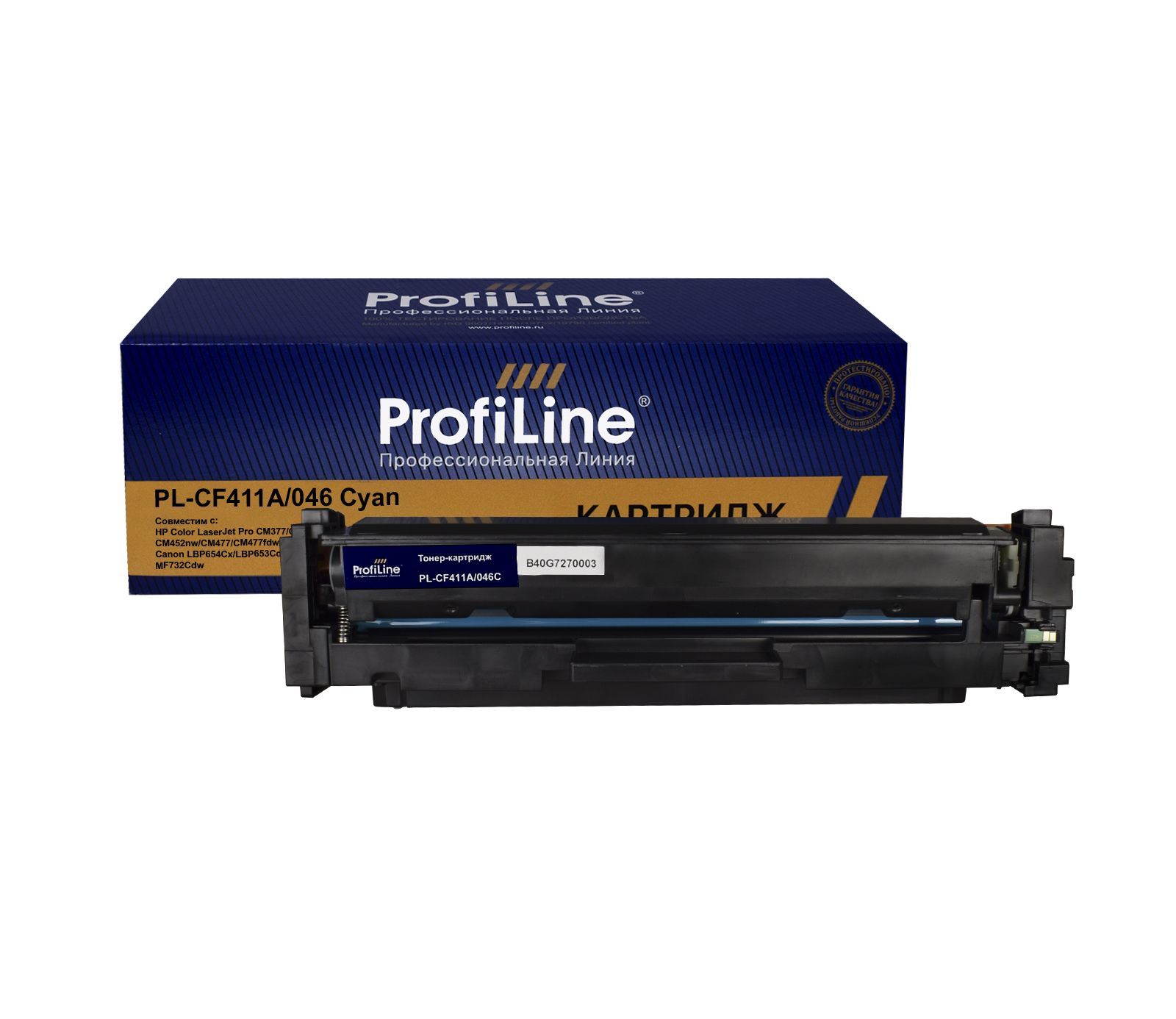 

Картридж лазерный ProfiLine PL-CF411A/046/PL_CF411A/046_C (№410A/CF411A/046), голубой, 2300 страниц, совместимый для CLJ Pro CM377/CM377dw/CM452/CM452dn/CM452nw/CM477/CM477fdw/CM477fdw/CM477fnw/Canon LBP654Cx/LBP653Cdw/MF735Cx/MF734Cdw/MF732Cdw без чипа