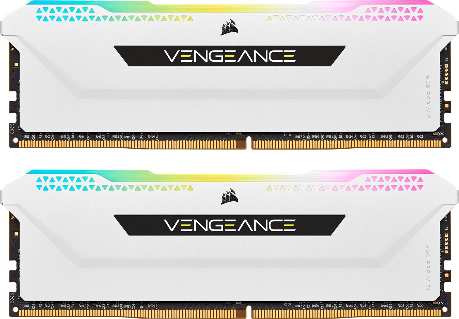 

Комплект памяти DDR4 DIMM 32Gb (2x16Gb), 3200MHz, CL16, 1.2 В, Corsair, Vengeance RGB PRO SL (CMH32GX4M2E3200C16W), CMH32GX4M2E3200C16W