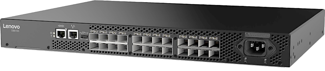 

Коммутатор Lenovo ThinkSystem DB610S, управляемый, кол-во портов:, SFP+ 24x32 Гбит/с, установка в стойку (7D8PA003WW), DB610S