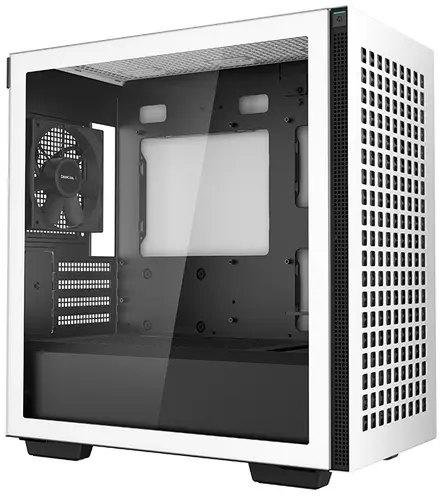 

Корпус Deepcool CH370 WH, mATX, Mini-Tower, 2xUSB 3.0, белый/черный, без БП (R-CH370-WHNAM1-G-1), CH370 WH