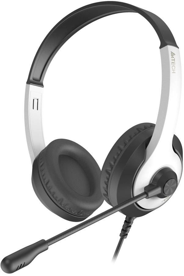 Проводная гарнитура A4Tech Fstyler FH100U, белый/черный (FH100U)