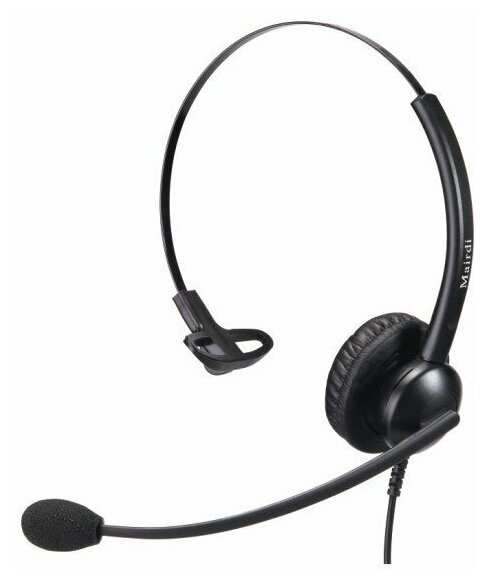 

Проводная гарнитура Mairdi MRD-510S, моно, QD, черный (MRD-510S), MRD-510S
