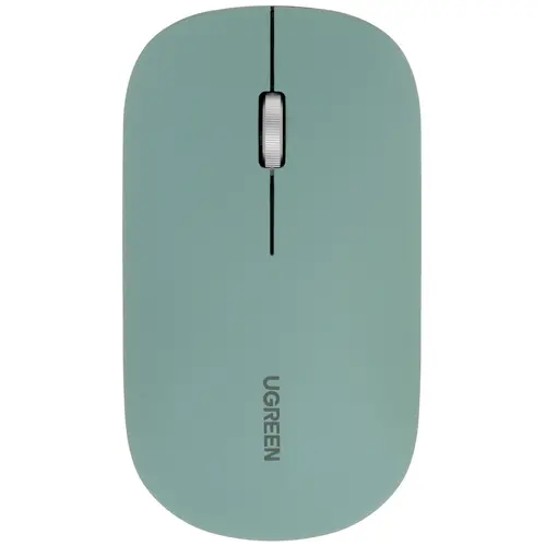 

Мышь беспроводная UGREEN MU001, 4000dpi, оптическая светодиодная, USB/Радиоканал, зеленый (90374), MU001