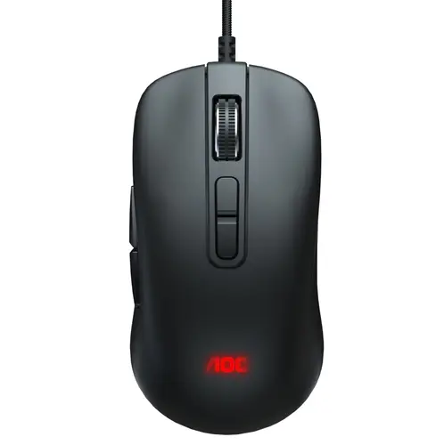 Мышь проводная AOC GM300B, 6200dpi, оптическая светодиодная, USB, черный (GM300B)