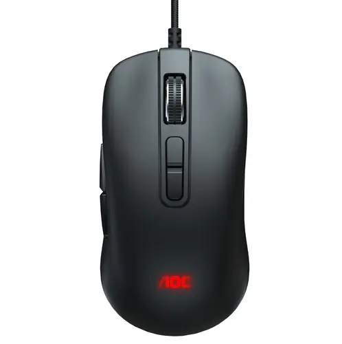 

Мышь проводная AOC GM300B, 6200dpi, оптическая светодиодная, USB, черный (GM300B), GM300B