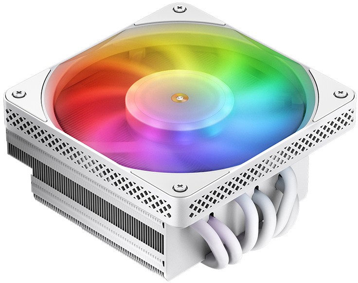 

Кулер для процессора Jonsbo HX6200D White для Socket/115x/1200/1700/1851/AM4, 120 мм, 1800rpm, 29.7 дБА, 180 Вт, 4-pin PWM, Al+Cu, ARGB (CL_JB_HX6200D White), HX6200D White