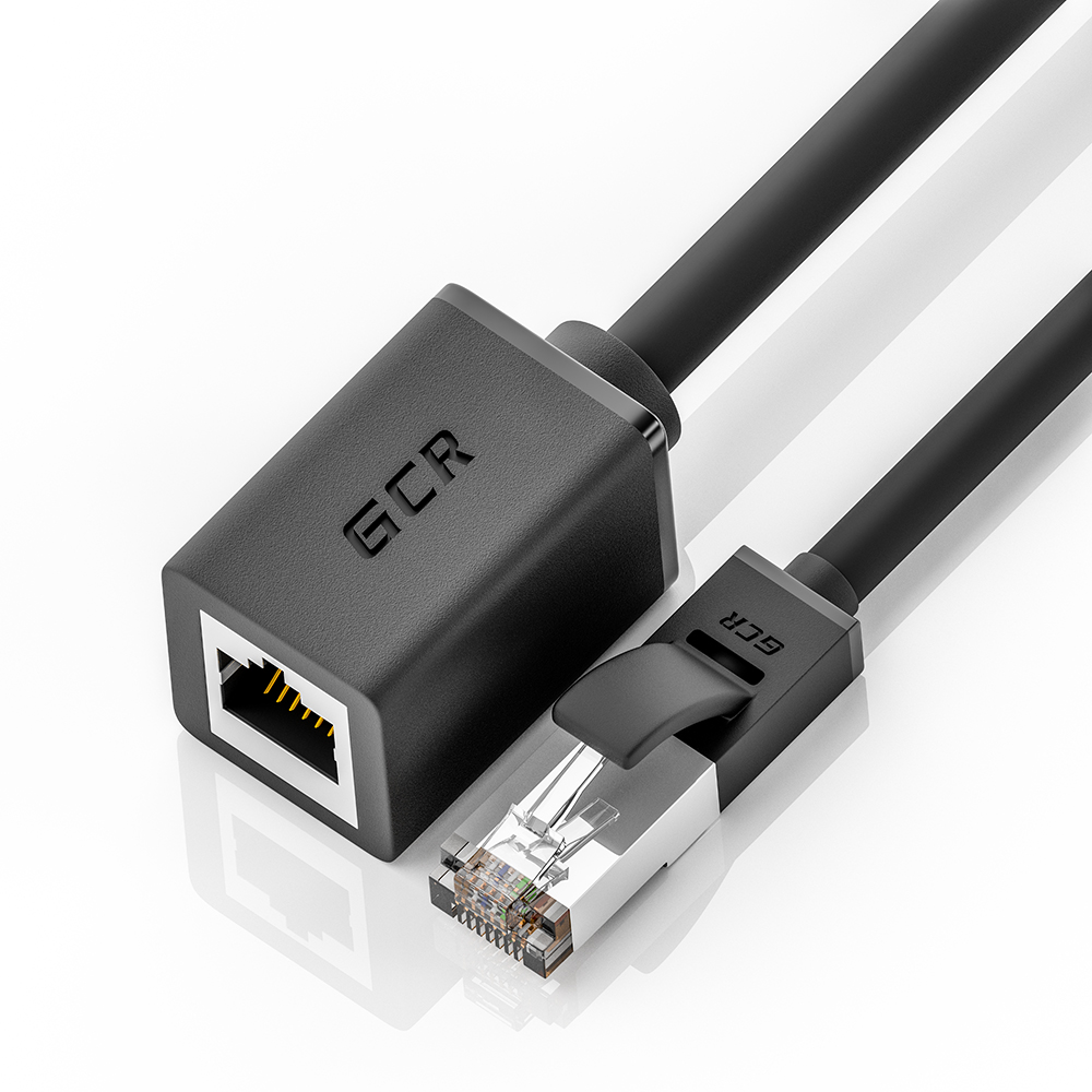

Патч-корд удлинитель FTP кат.6, 0.15м, RJ45-RJ45, черный, CU, GCR GCR-ELNC62 (GCR-51571), GCR-ELNC62
