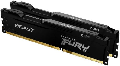 

Комплект памяти DDR3 DIMM 16Gb (2x8Gb), 1600MHz, CL10, 1.5V Kingston FURY Beast Black (KF316C10BBK2/16), KF316C10BBK2/16