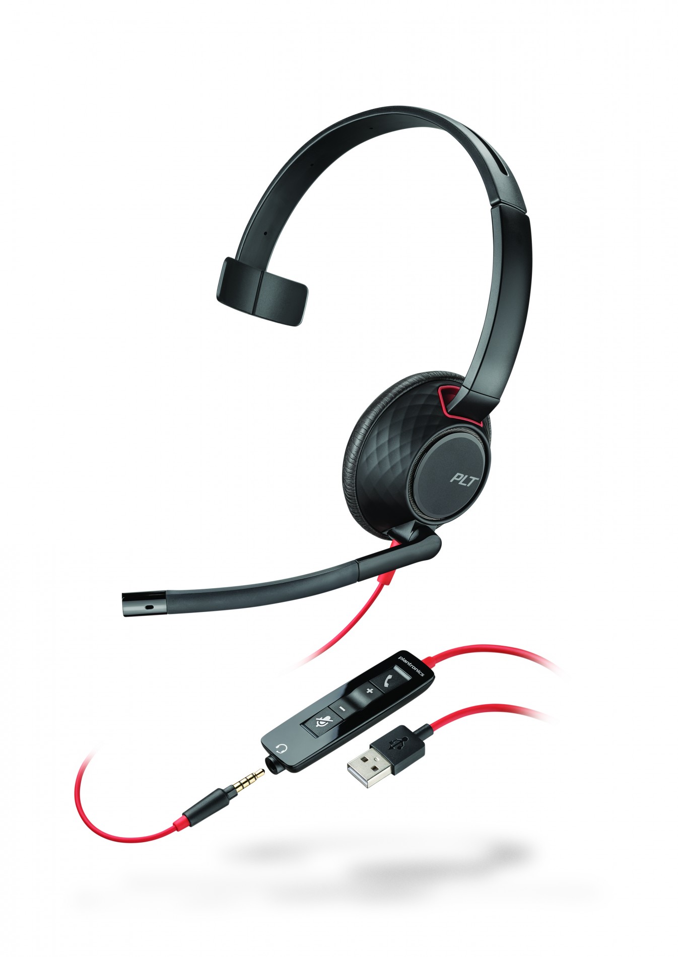 

Беспроводная гарнитура Plantronics 5210, моно, Jack 3.5mm/USB, черный (207577-201), 5210