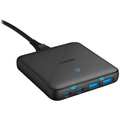 

Сетевое зарядное устройство ANKER PowerPort Atom III Slim 65W, 2xUSB, USB/USB type-C, 2xUSB type-C, Quick Charge, PD, 3A, черный (A2046G12), III Slim