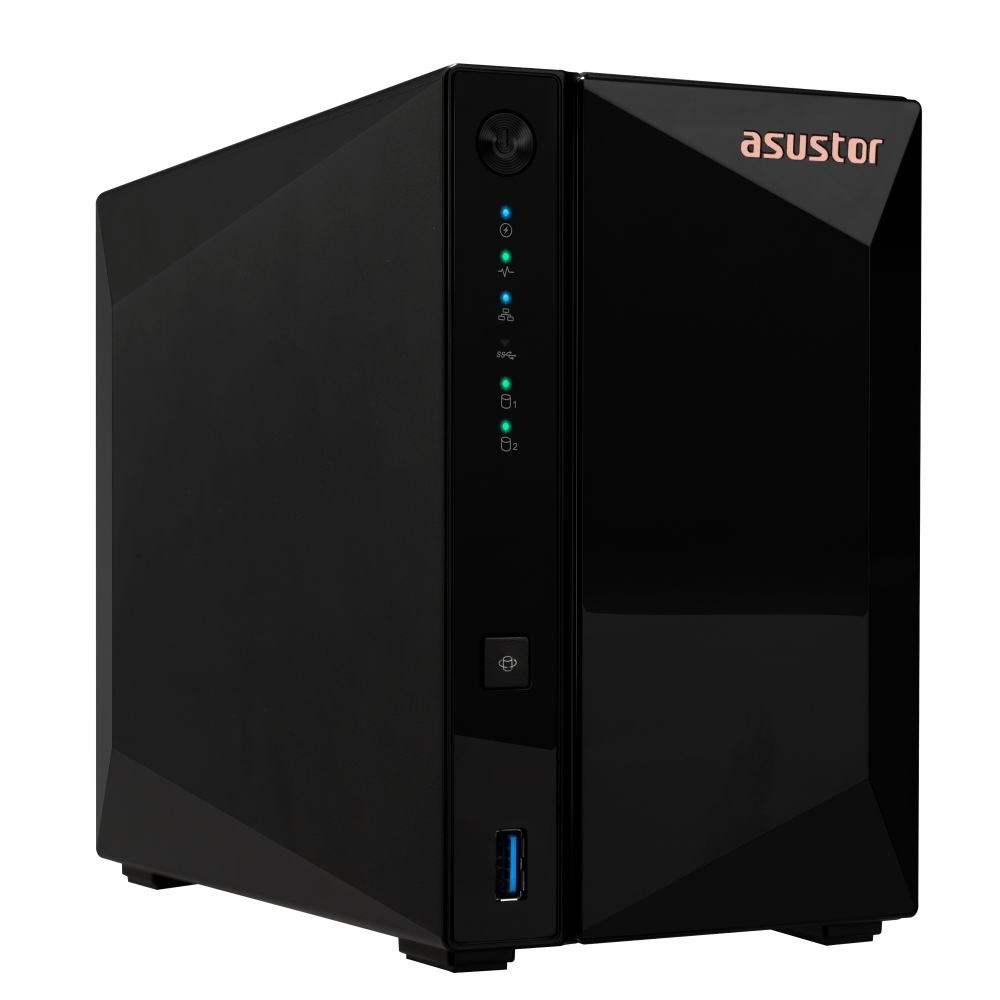 

Сетевой накопитель (NAS) ASUSTOR DRIVESTOR 2 PRO AS3302T, слоты 2x2.5"/3.5" SATA3, 1x2.5Гбит/c, 3xUSB 3.X, Realtek RTD1296/4x1.4GHz, DDR4 2Gb, 65W, (90IX01I0-BW3S00), DRIVESTOR 2 PRO AS3302T