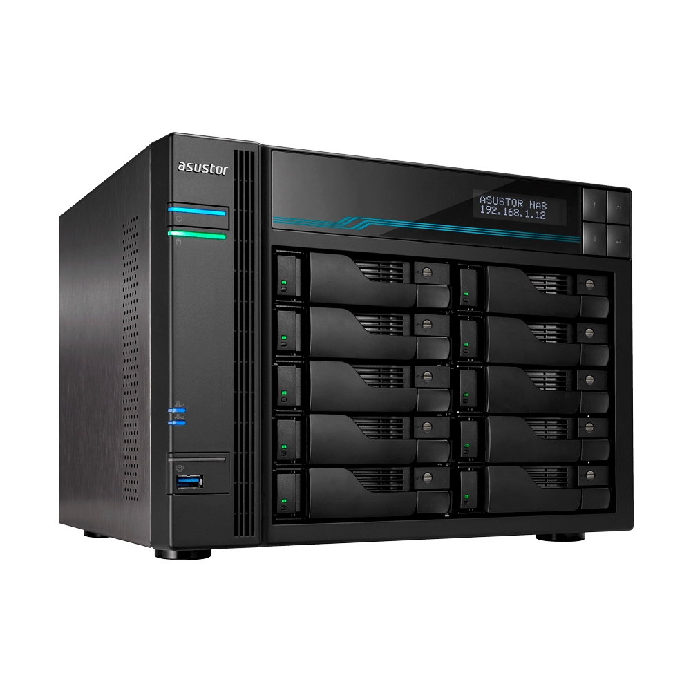 Сетевой накопитель (NAS) ASUSTOR LOCKERSTOR 10 PRO AS7110T, слоты 10x2.5"/3.5" SATA3