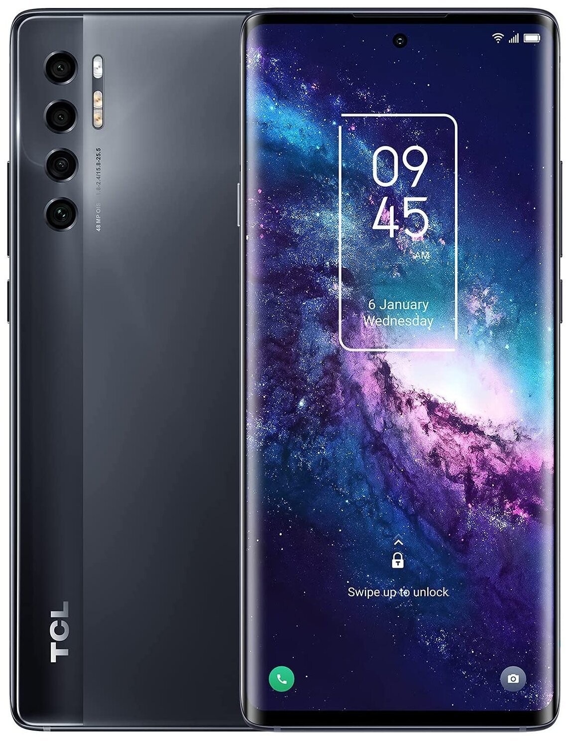 

Смартфон TCL 20 Pro, 6.67" 1080x2400 AMOLED, Qualcomm Snapdragon 750G, 6Gb RAM, 256Gb, 3G/4G/5G, NFC, Wi-Fi, BT, 4xCam, 2-Sim, 4500 мА⋅ч, USB Type-C, Android 11, серый, 20 Pro