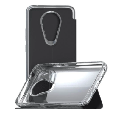 

Чехол-книжка G-Case для смартфона Nokia 3.4, искусственная кожа, полиуретан, прозрачный/черный (8P00000108)